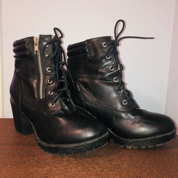 Faux Leather Boots - Picture 2 of 4
